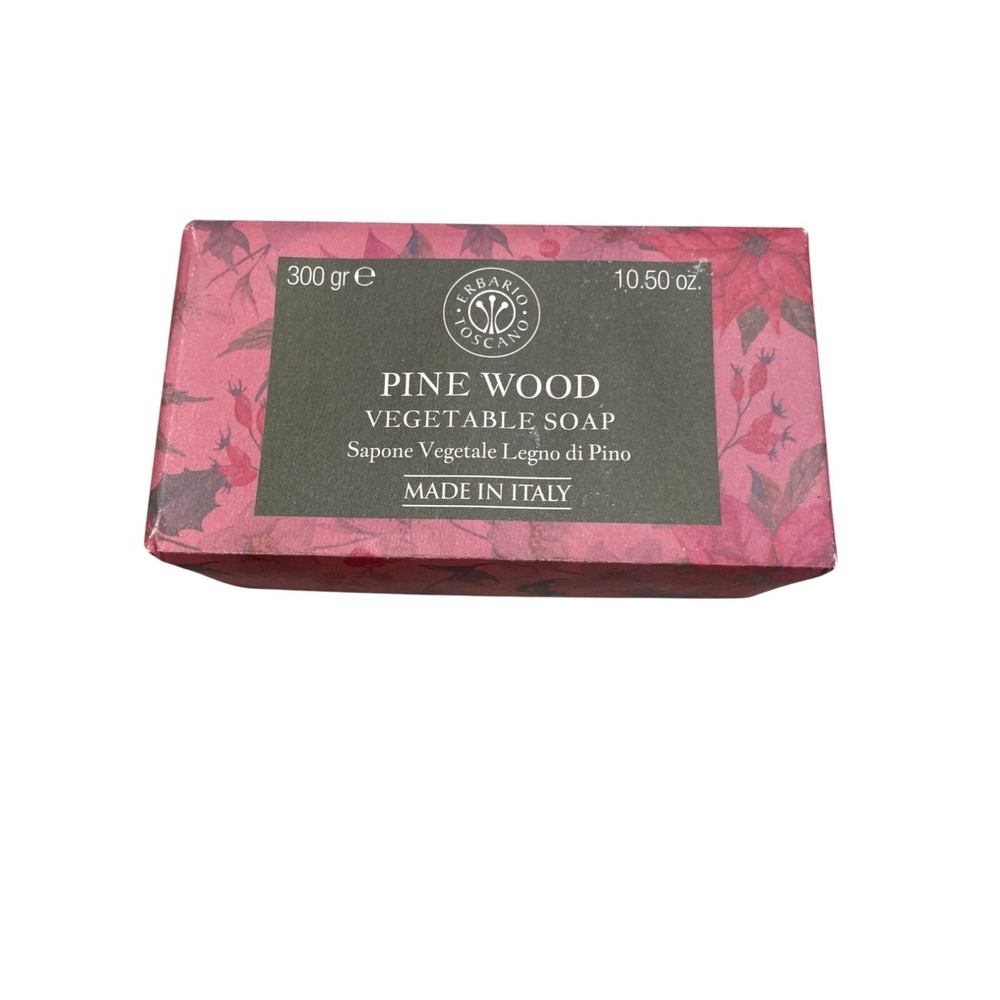 Erbario Toscano Pine Wood Vegetable Soap Italy 10.5‎ oz NEW
